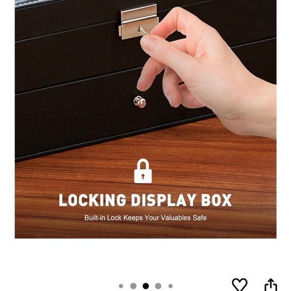 Black Sun Glasses Organizer Box - Picture 4 of 16